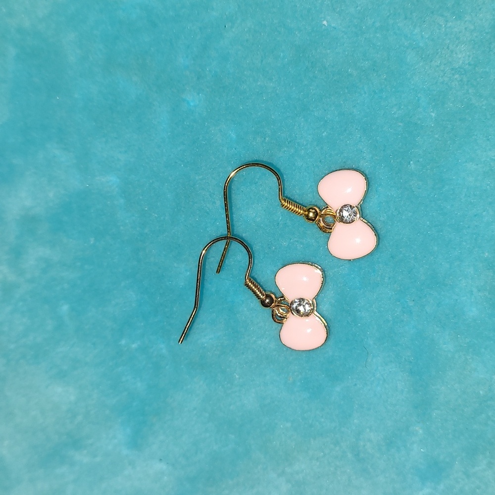 Hello Kitty Bow Dainty Earrings